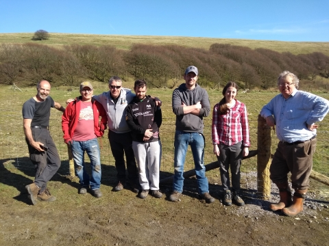 Eastern Valleys volunteers fence training