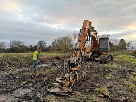 During Ditch Works at Bridewell