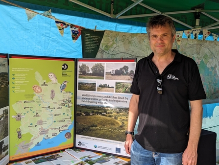 The Wildlife Trusts Chief Executive Craig Bennett at the opening of Bridewell Common