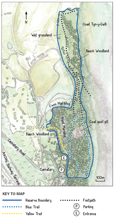 Silent Valley Reserve Routes Map